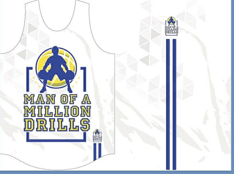 MOMD White Blue Jersey