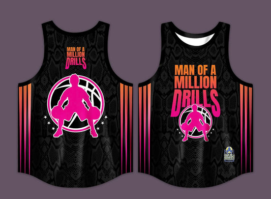 MOMD Black Pink Jersey (Snakeskin)