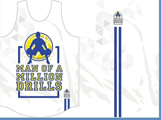 MOMD White Blue Jersey